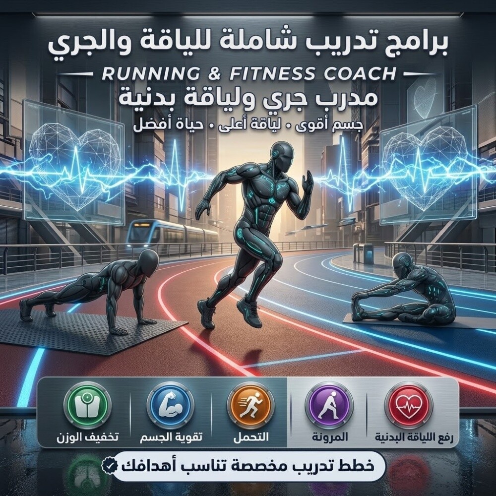 مدرب  او مساعد شخصي جري او مشي - 1