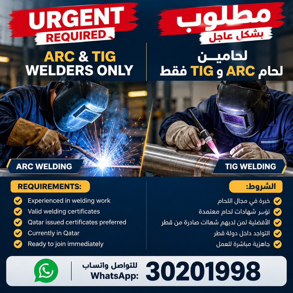 ARC & TIG WELDERS ONLY - 1