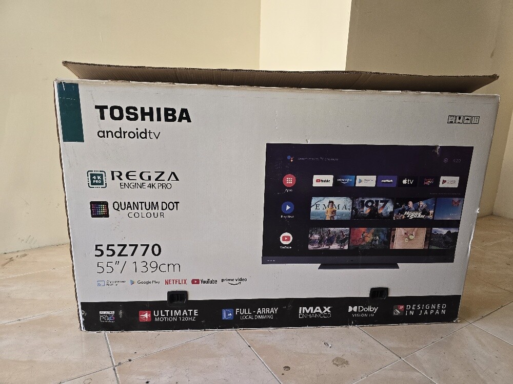 55 in Android TV  Empty box for sal - 1