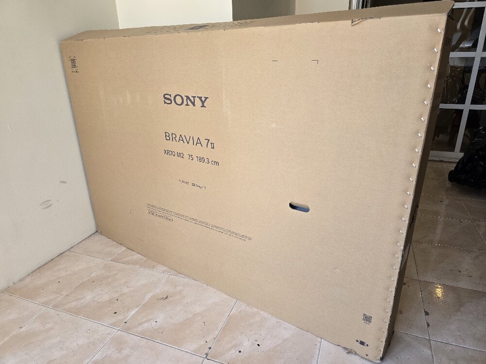 75inch Android TV  Empty box(sony - 3