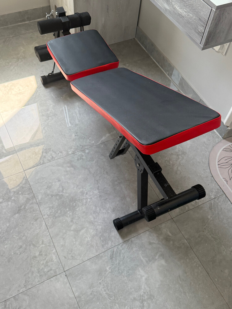 weights with bench - 2