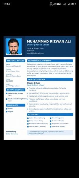 For house driver - 1