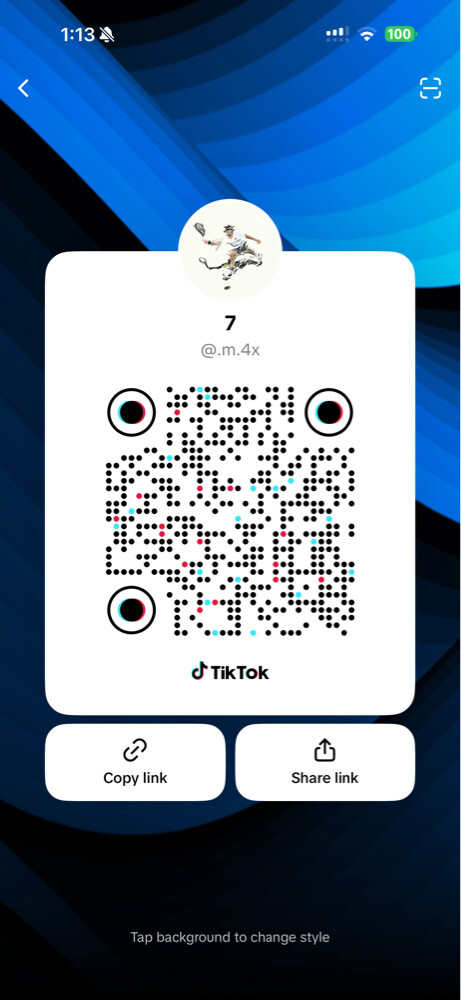TikTok account - 2