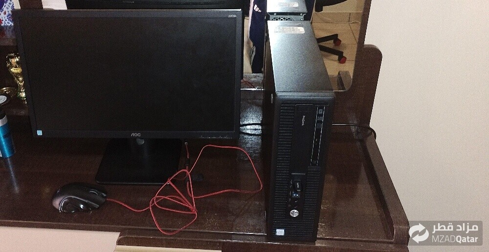 HP i7 Desktop Computer with Monitor - 1