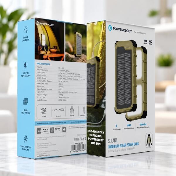 Solar Power Bank 10000mAh - 3