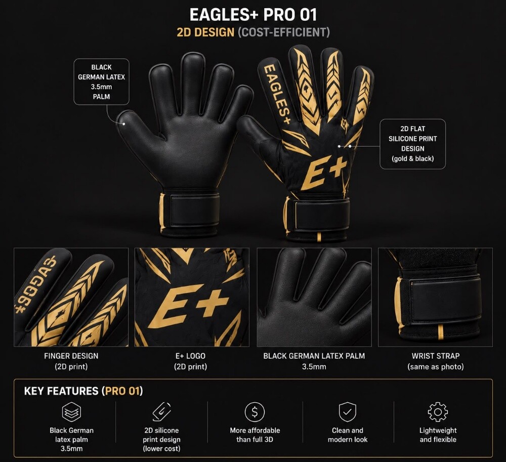 Goal Keeper gloves Size 9 - 2
