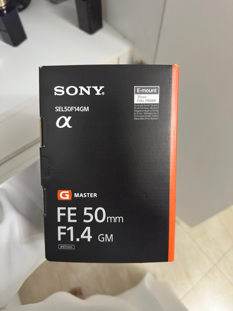 Sony FE 50mm F1.4 G master - 2