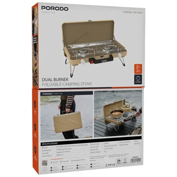 Lifestyle Dual Burner Foldable Camp - 2