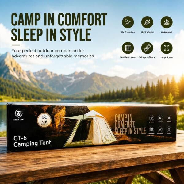Family Camping Tent - 4