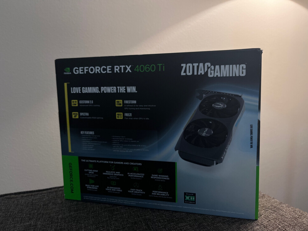 RTX 4060 Ti (like new) - 7