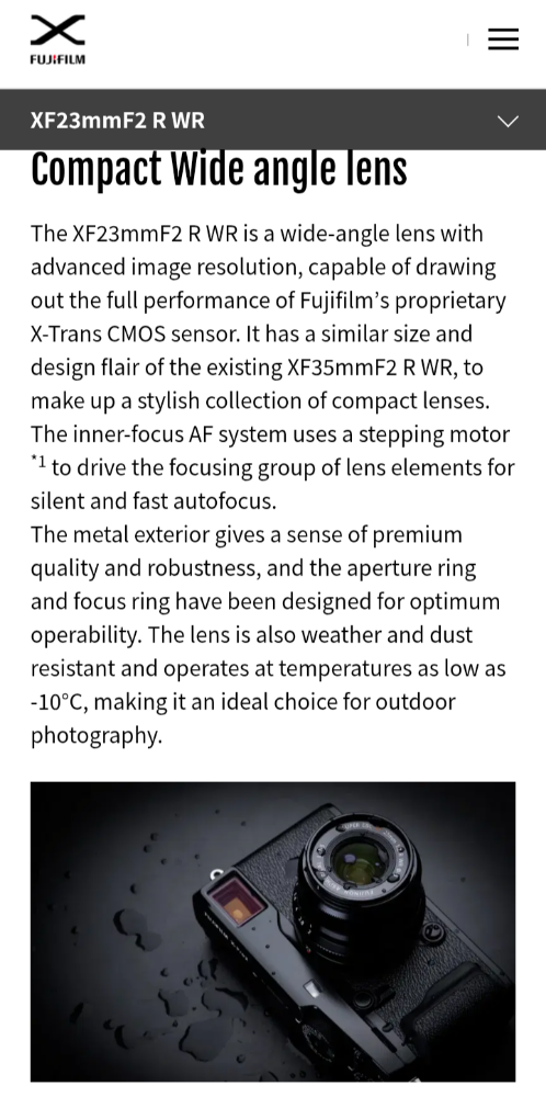 XF 23MM F2 R WR - 6