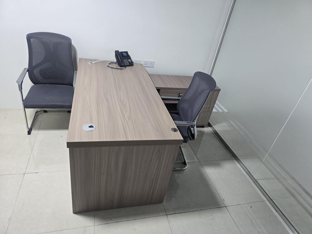 Desk and 2 chairs  - 1