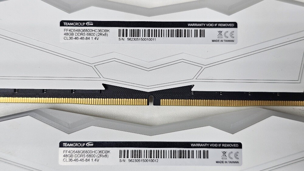 T-Force Delta Ram 96G 6800MHz DDR5 - 3