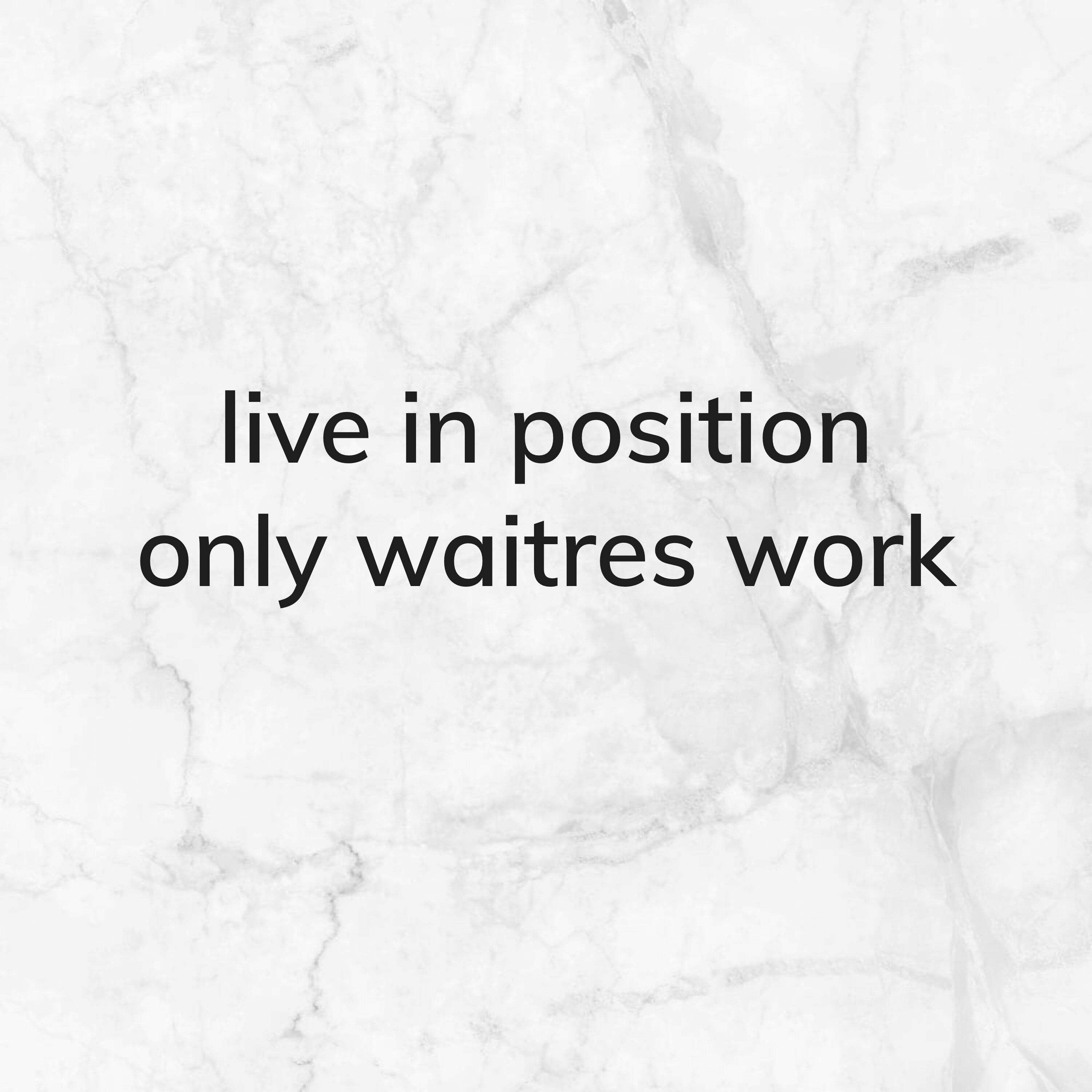 sales and waitres must be well exp - 1