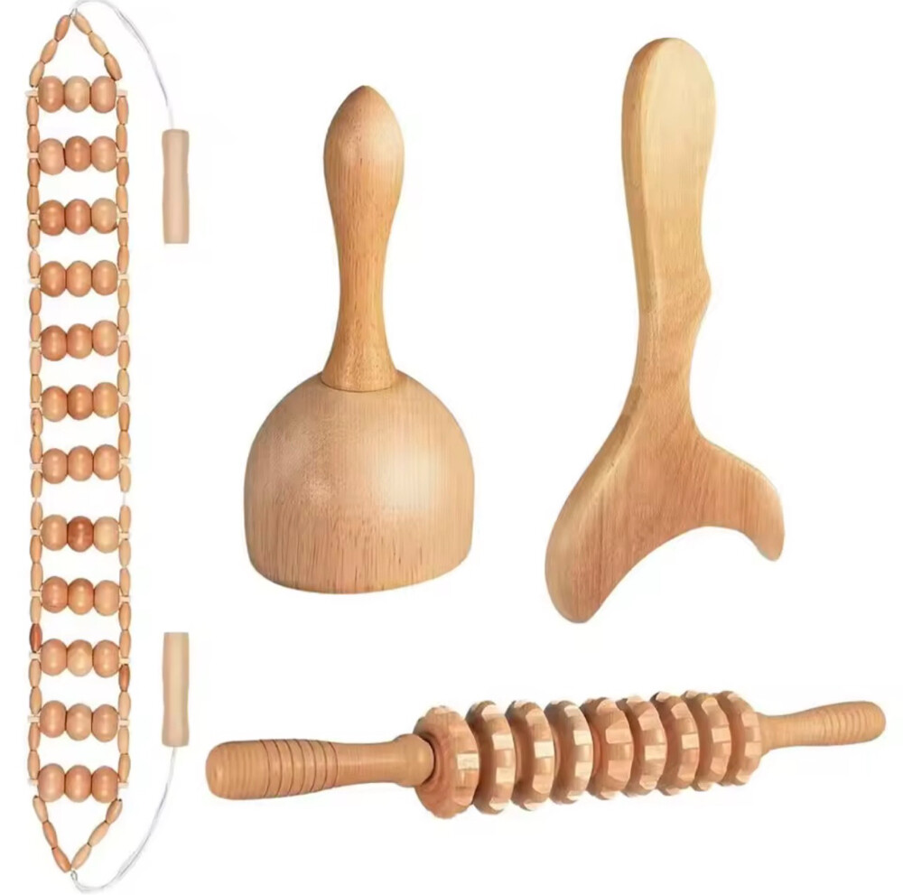 maderotherapy tools 4 pcs - 1