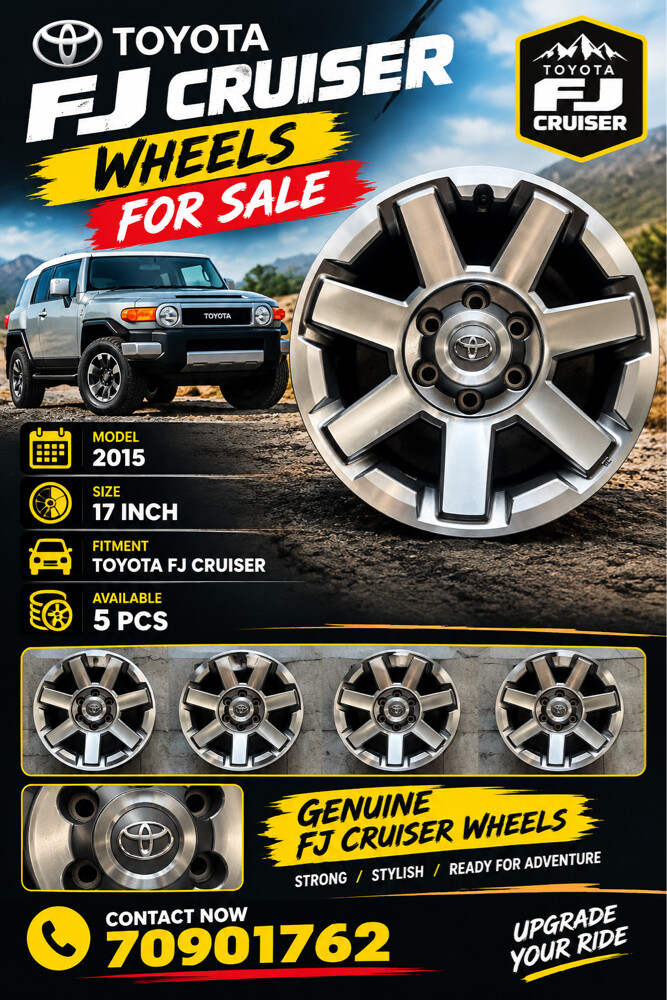Fj cruiser original rims 5pc  - 2