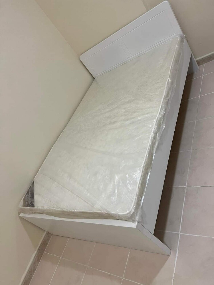 New Single Bed , Steel Bed,Mattress - 30