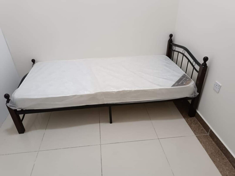 New Single Bed , Steel Bed,Mattress - 10