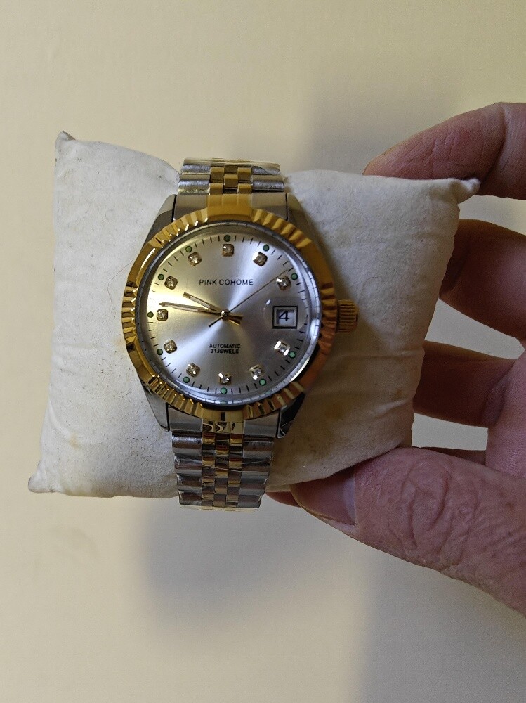 pink cohome Automatic 21 jewels - 4