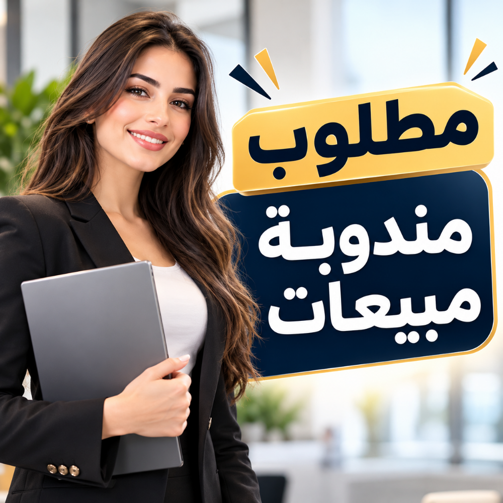 مطلوب مندوبة  مبيعات - 1