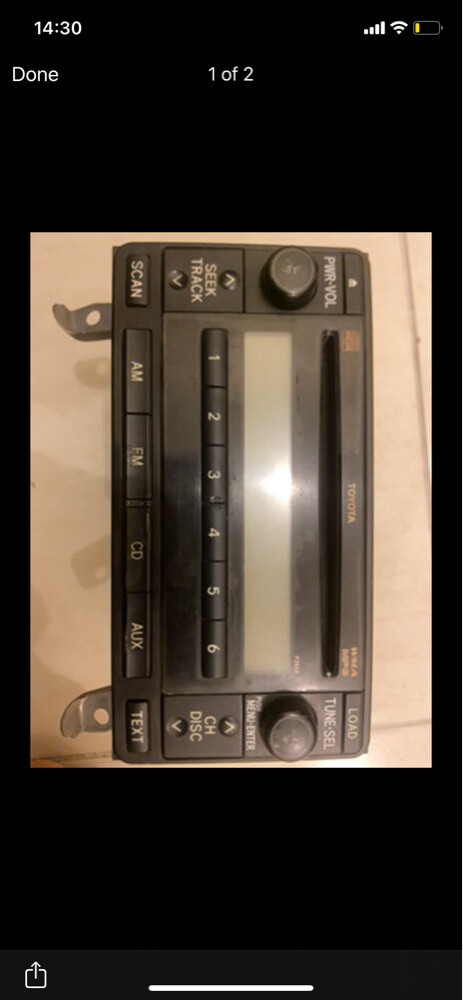 2012 Toyota Prado Car Radio - 1