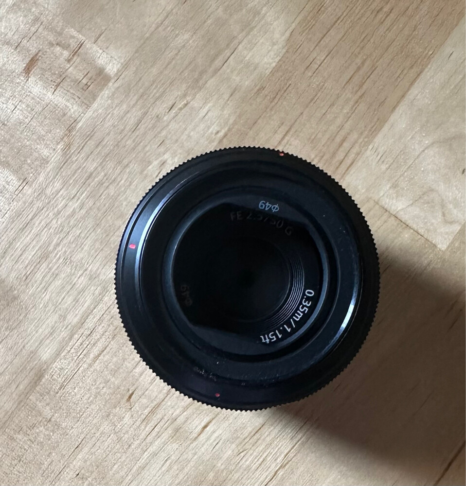 sony lens 50 mm f2.5 - 4