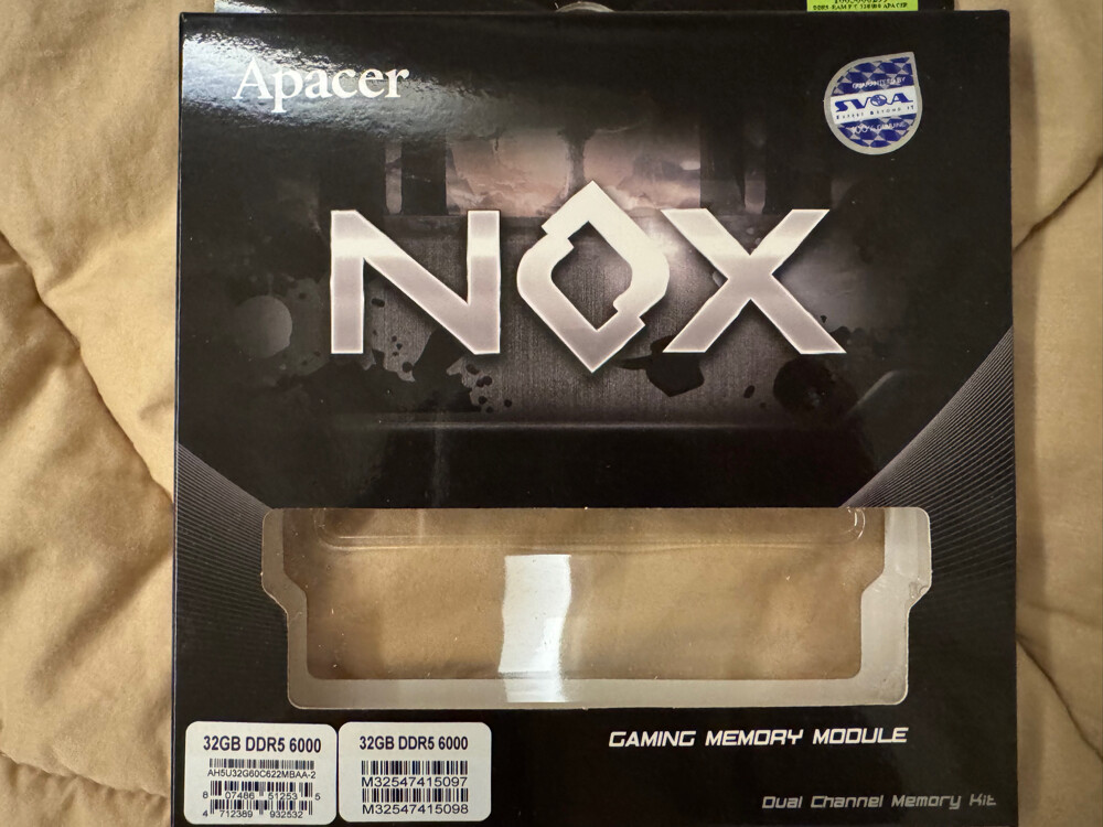 Nox Apacer 32gb 16X2 DDR5 - 1