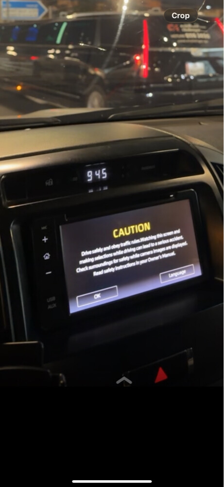 Land Cruiser original screen - 2