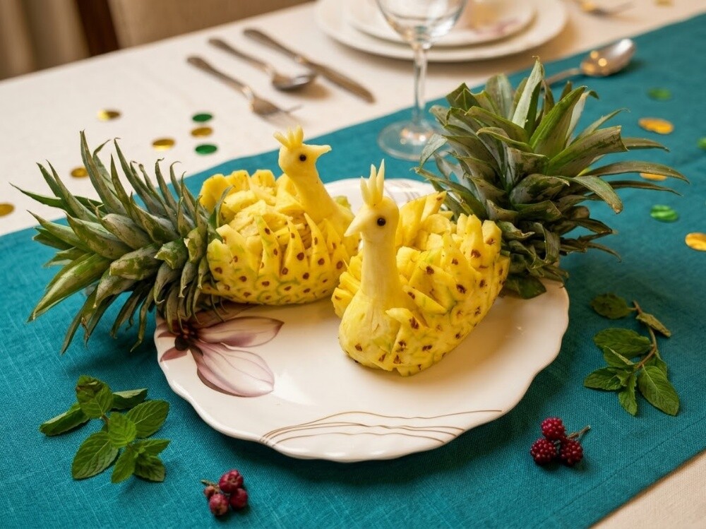 Royal Fruit Carvings - 4