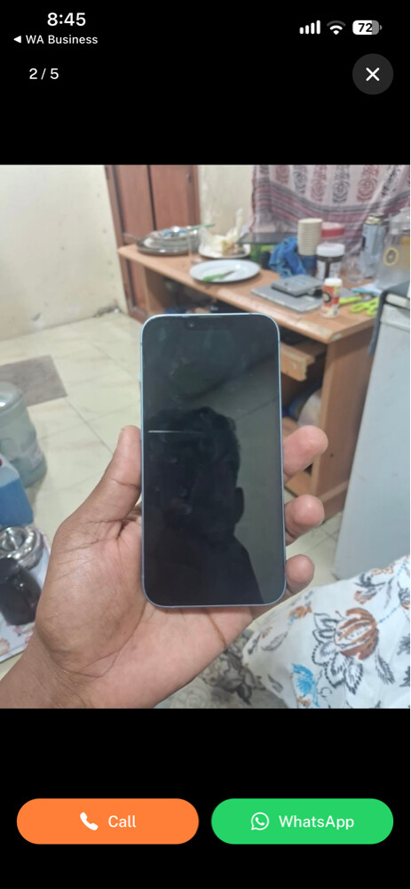 iphone 14 128gb 80% with box cable - 1