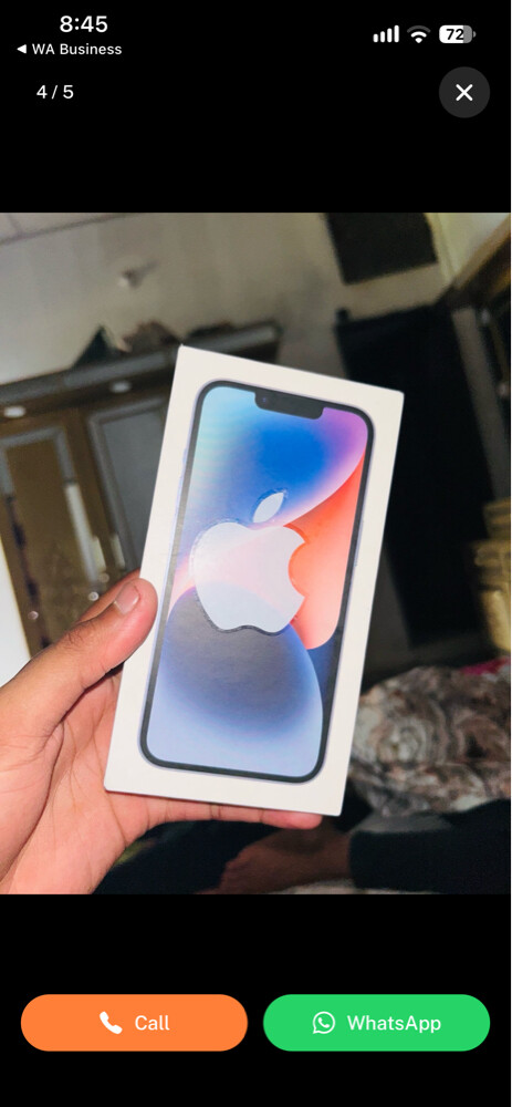 iphone 14 128gb 80% with box cable - 2