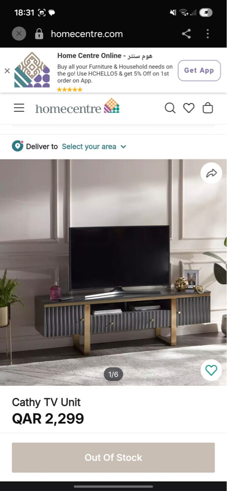 tv stand.  - 1