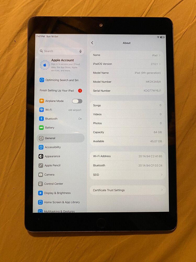 iPad 9 Generation - 2