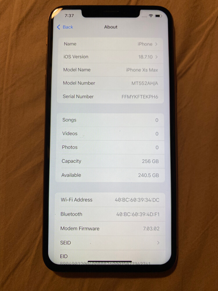 iPhone XS Max., 256 GB - 5
