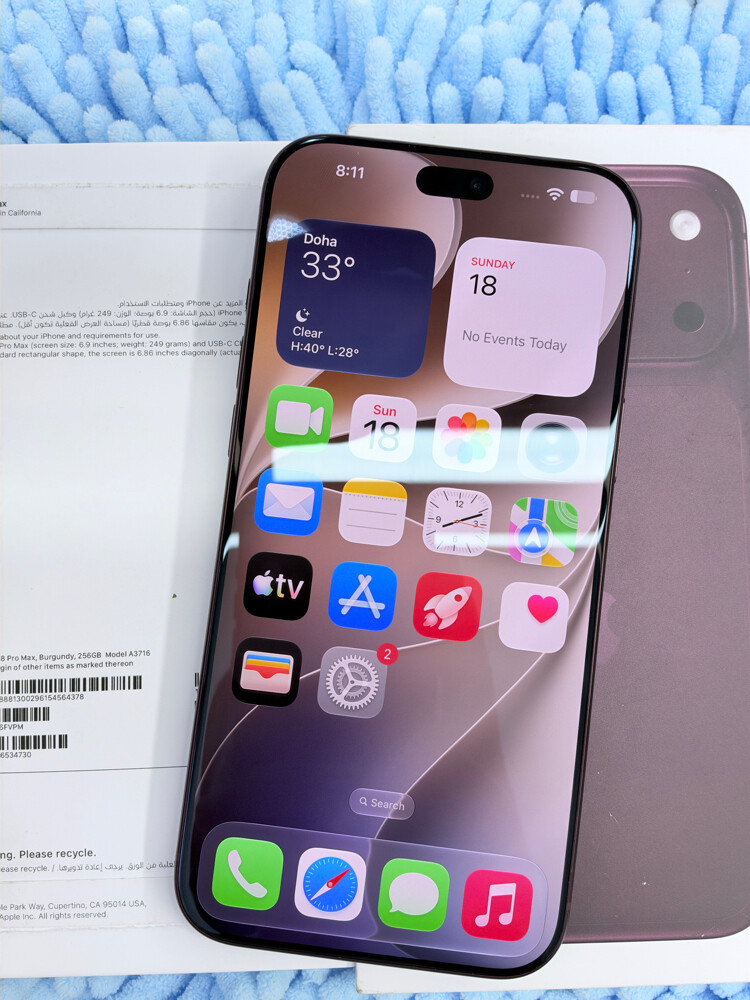 18 pro max 256 gb  - 4