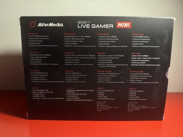 AVerMedia Capture Card - 2
