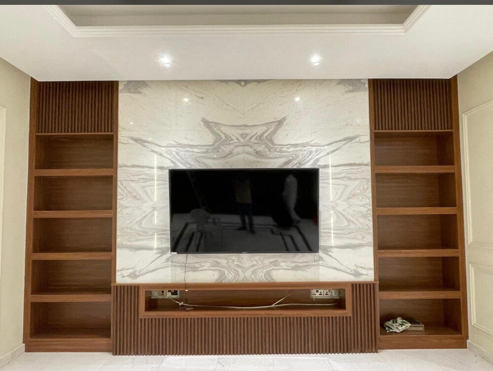 tv stand and c bord - 1