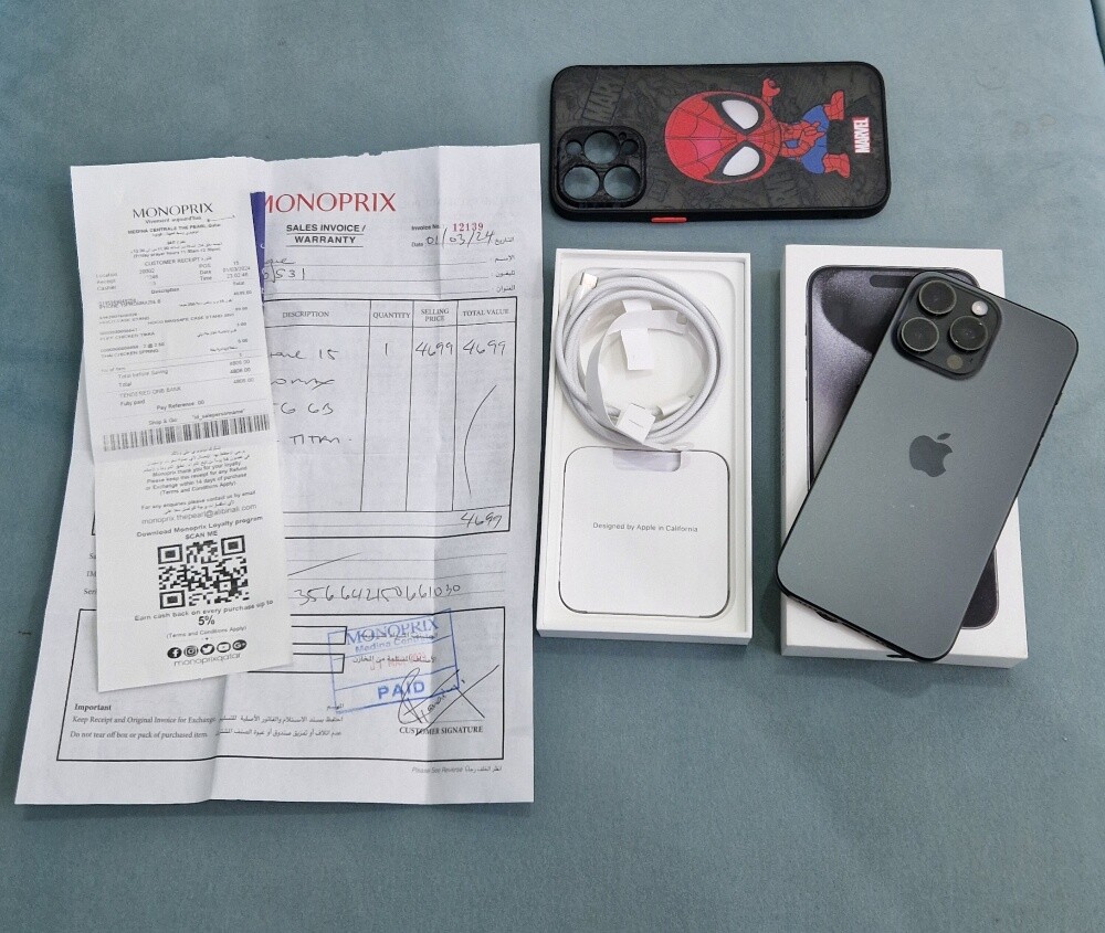 Iphone 15 pro max 256GB - 1