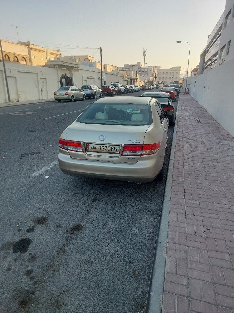 هوندا اكورد ٢٠٠٤ استمارة ١٠ اشهر كيلو متر ٢٦٠ الف مكيف ثلج قير مكينة شاصي كلو فل الفل فتحة سقف رنقات السعر قابل للتفاوض للجاد للنواصل مكالمات 30348743 - 8