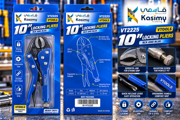 VTOOLS 10InchCRV Locking Pliers - 1