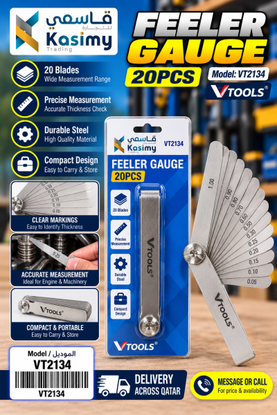 VTOOLS20Blade Feeler Gauge - 1
