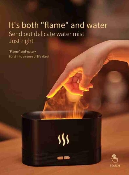 Flame Humidifier Aroma Diffuser - 3