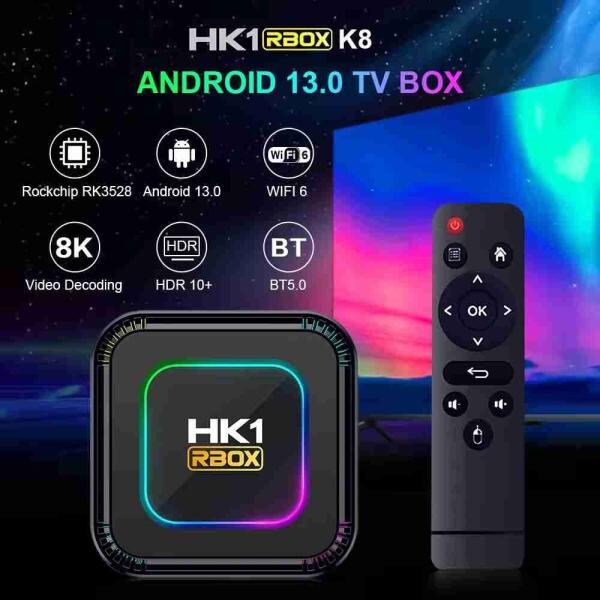 Hk1 Rbox K8 Android 13 TV Box - 1