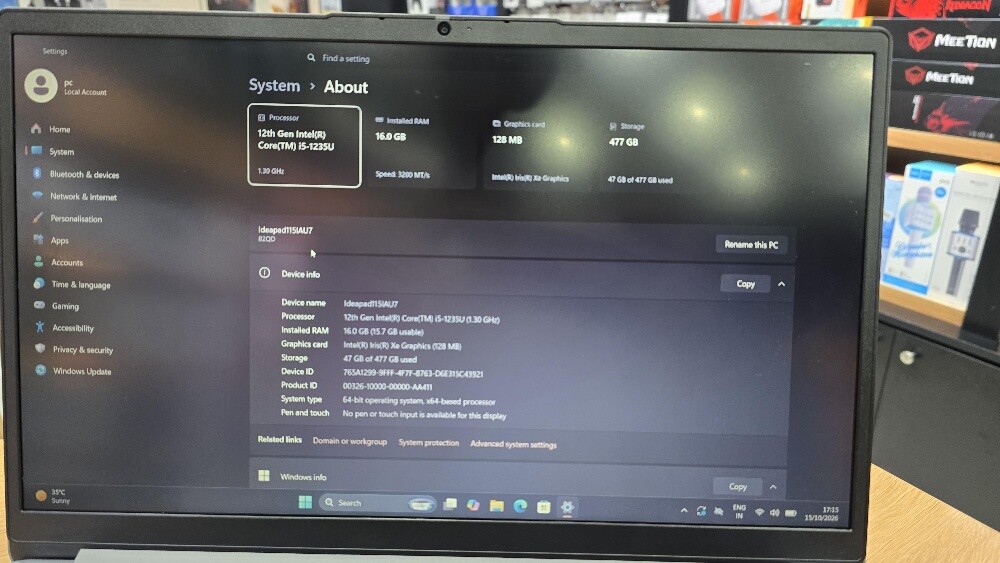 Lenovo IdeaPad 1 Intel core i5 12th - 4