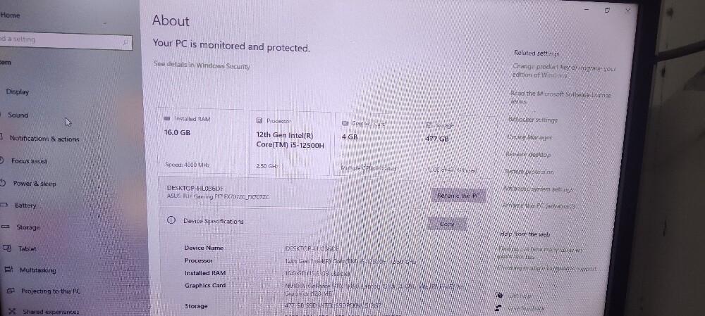 ASUS TUF GAMING 17 - 5