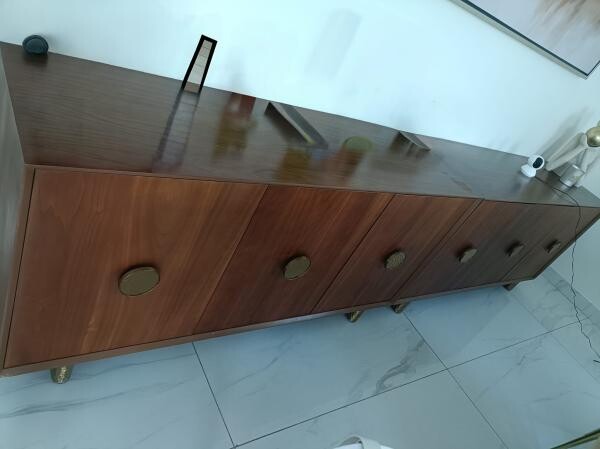 dinning table with 2 side boards - 2