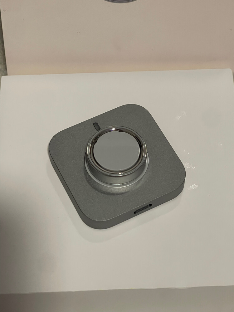 OURA Ring, Blush silver, size 11 - 2