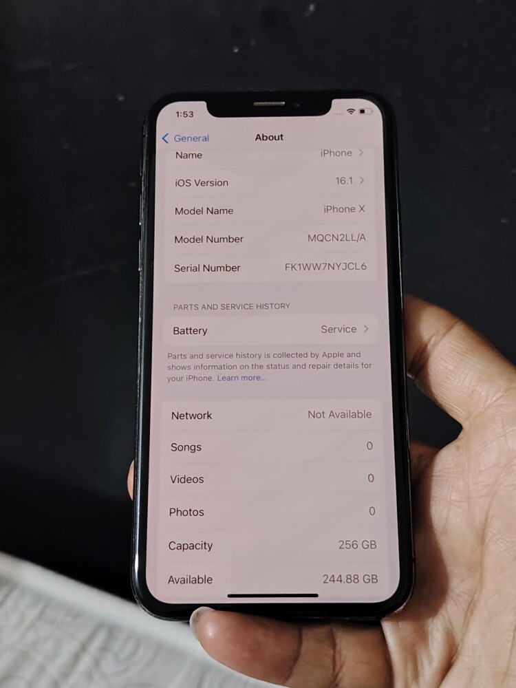 IPhone X 256GB - 3