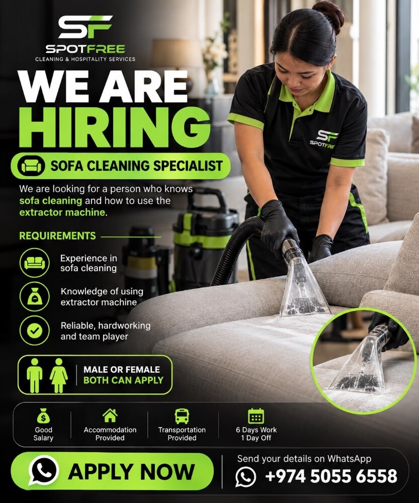 Hiring Cleaner - 1