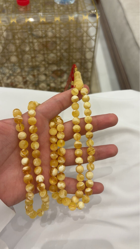 مسباح كهرم ملطخ جبس - 4